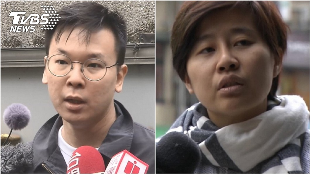 民進黨副秘書長林飛帆(左)、「卡神」楊蕙如(右)。圖／TVBS資料照