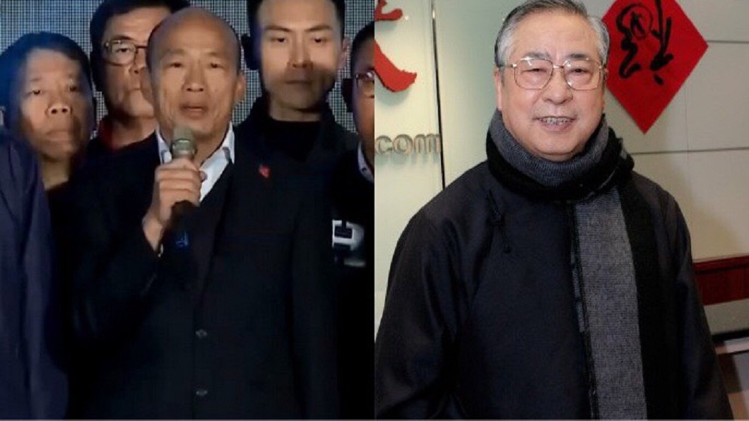資深氣象主播李富城(圖右)曾表態力挺韓國瑜。(圖／翻攝自李富城臉書、TVBS)