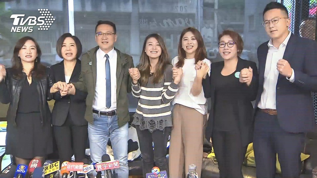 圖/TVBS 選完還是朋友! 發言人喝大和解咖啡