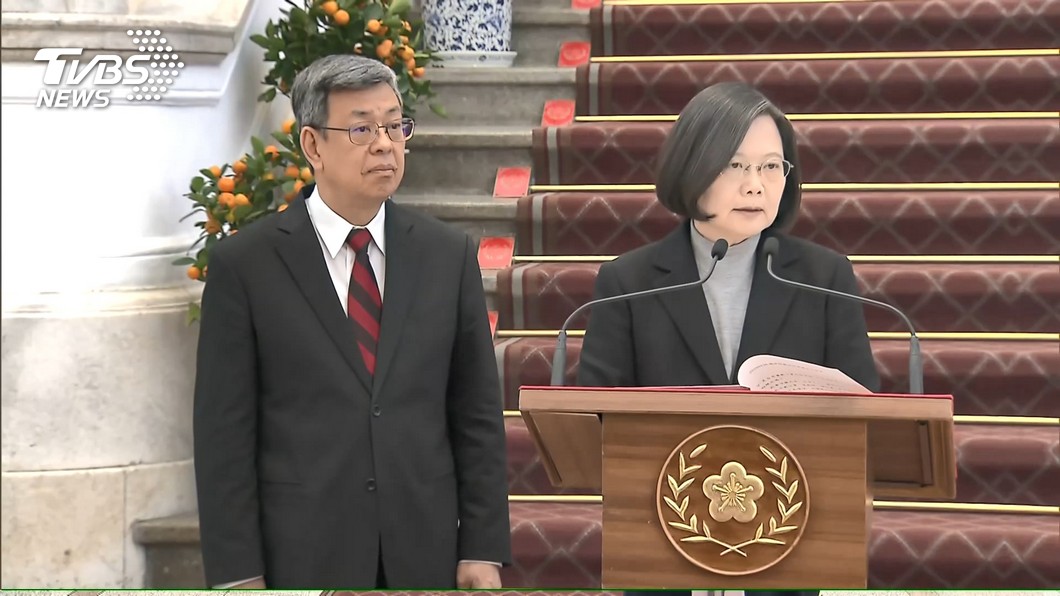 副總統陳建仁(左)。(圖／TVBS資料畫面)