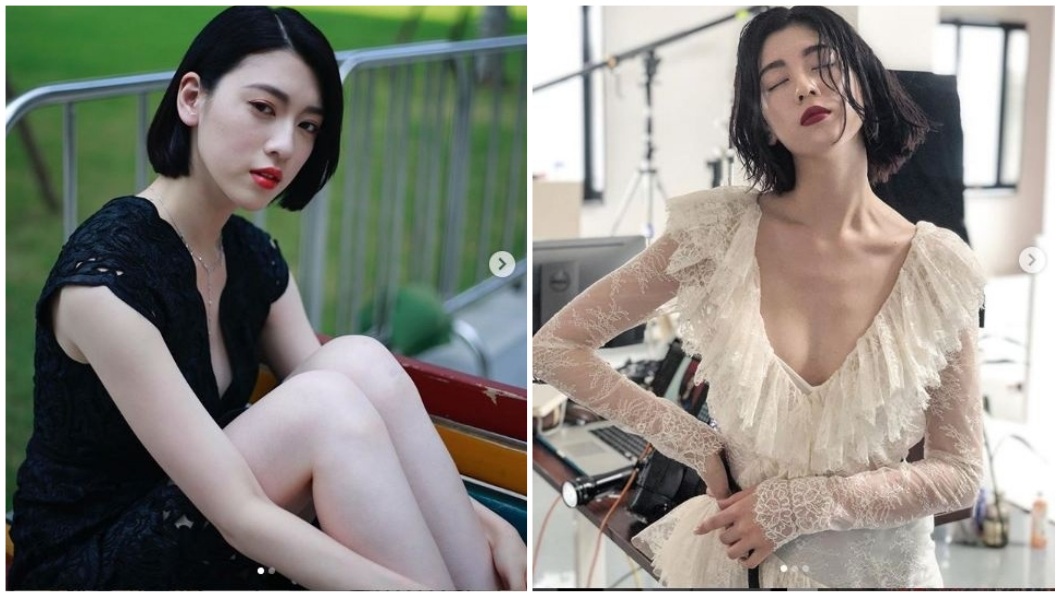 23歲的日本女星三吉彩花，身兼演員、模特兒等多重身分。(圖／翻攝自IG合成)