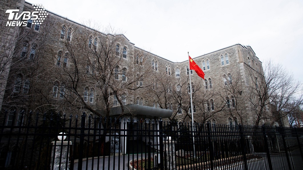 圖為中國駐加拿大大使館。示意圖／TVBS