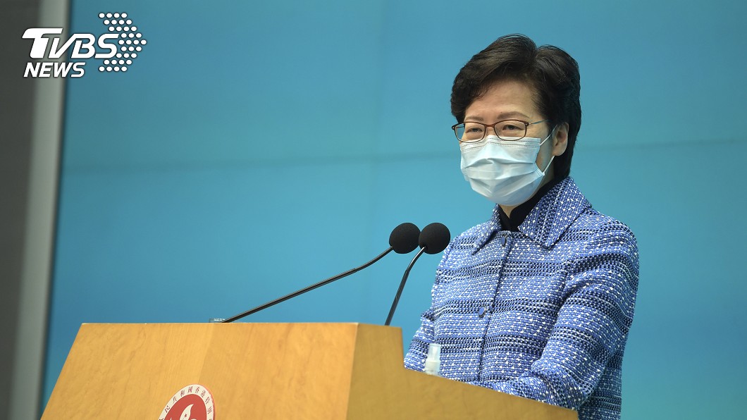 反送中一週年，林鄭月娥表示香港承受不起亂局。（圖／中央社）