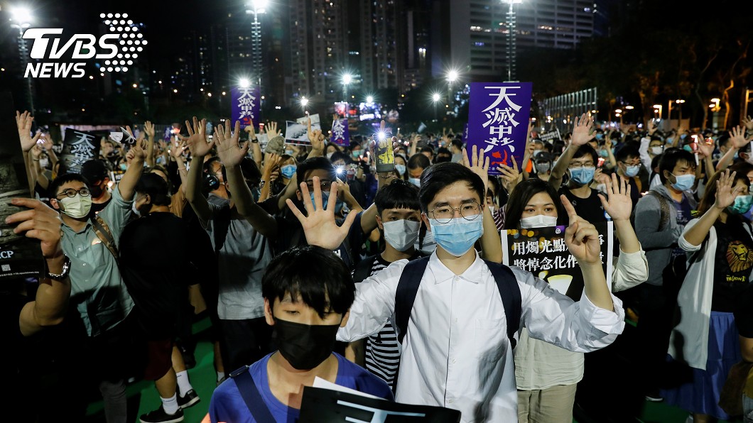 香港工會組織決定是否透過罷工來反對「港區國安法」。（圖／達志影像路透社）