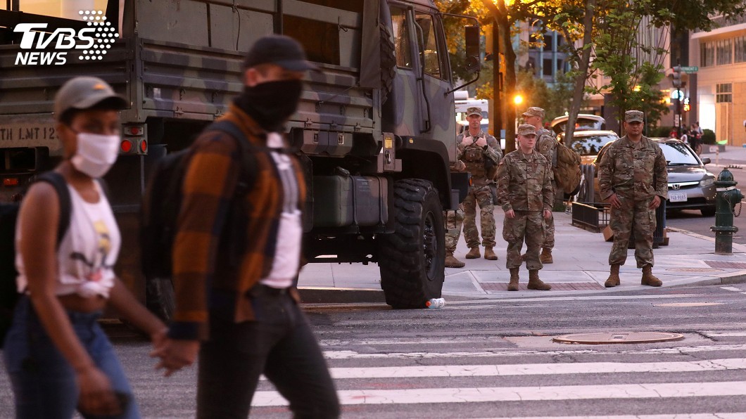 川普下令國民兵撤離首都華盛頓的街道。（圖／達志影像路透社）