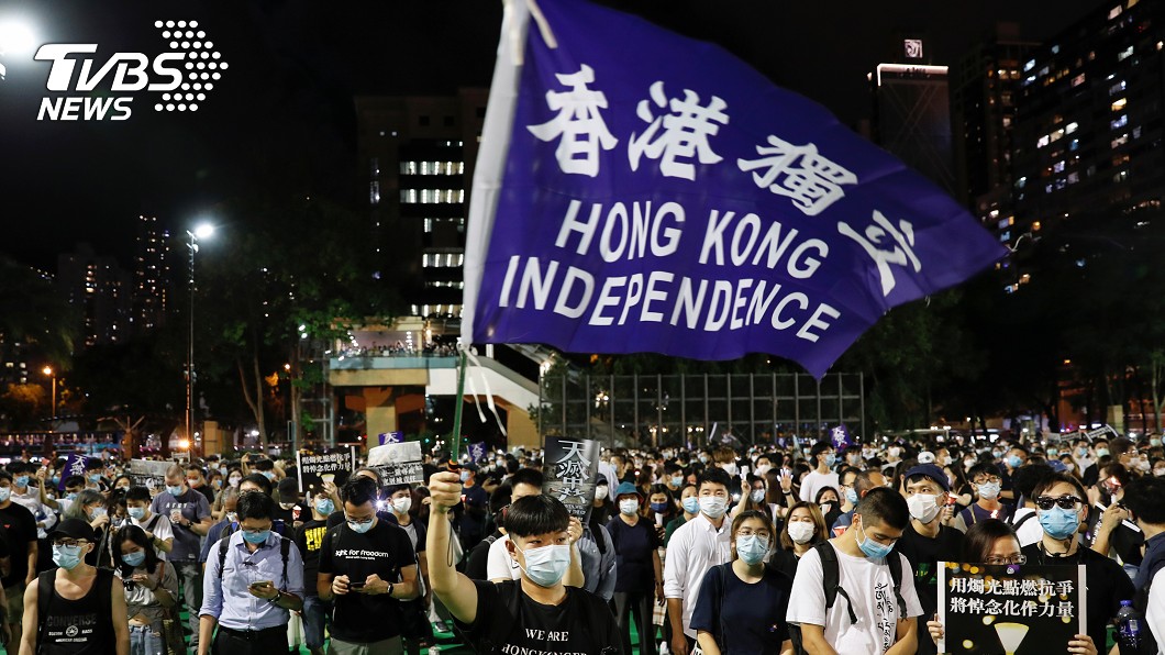 香港「反送中」運動今天踏入一週年。（圖／達志影像路透社）