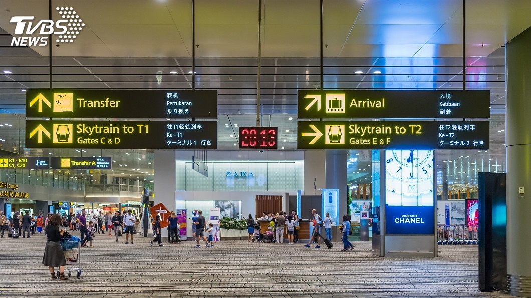新加坡樟宜機場重新開放旅客轉機。（示意圖／TVBS）