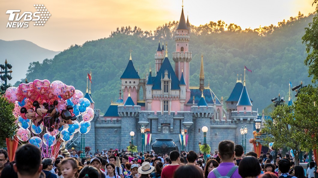 香港迪士尼樂園。（示意圖／TVBS） 香港迪士尼宣布18日重開　遊客須提前預約