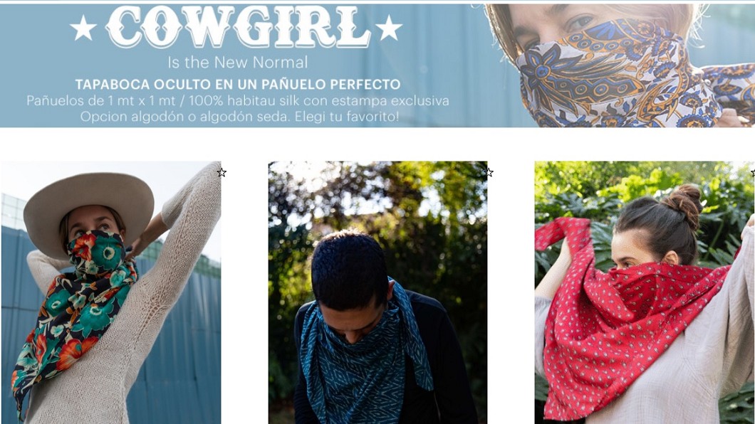 阿根廷一個時裝品牌推出獨家限量版的豪華口罩。（圖／翻攝自時裝品牌Holi官網）