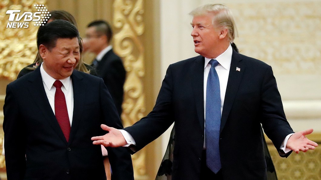 中國國家主席習近平與美國總統川普。（圖／達志影像路透社）