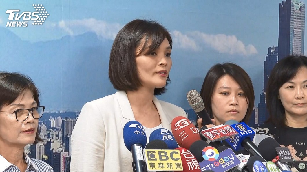 國民黨徵召市議員李眉蓁參選高雄市長。（圖／TVBS）
