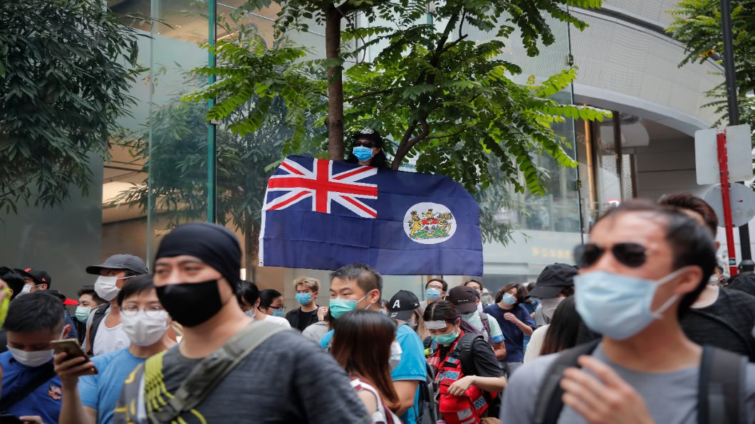 圖／達志影像美聯社 英譴責「港國安法」允300萬港人申請公民