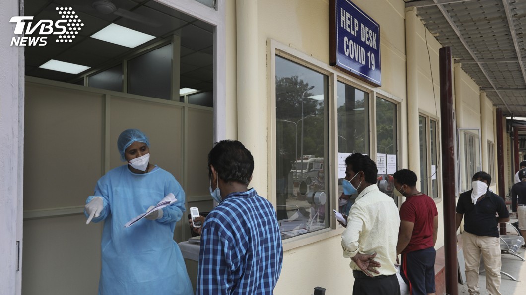 印度成為全球武漢肺炎確診病例第3高的國家。（圖／達志影像美聯社）