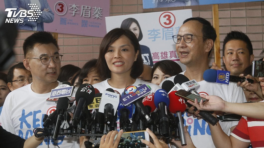 李眉蓁為高雄市長補選三號候選人。（圖／TVBS）