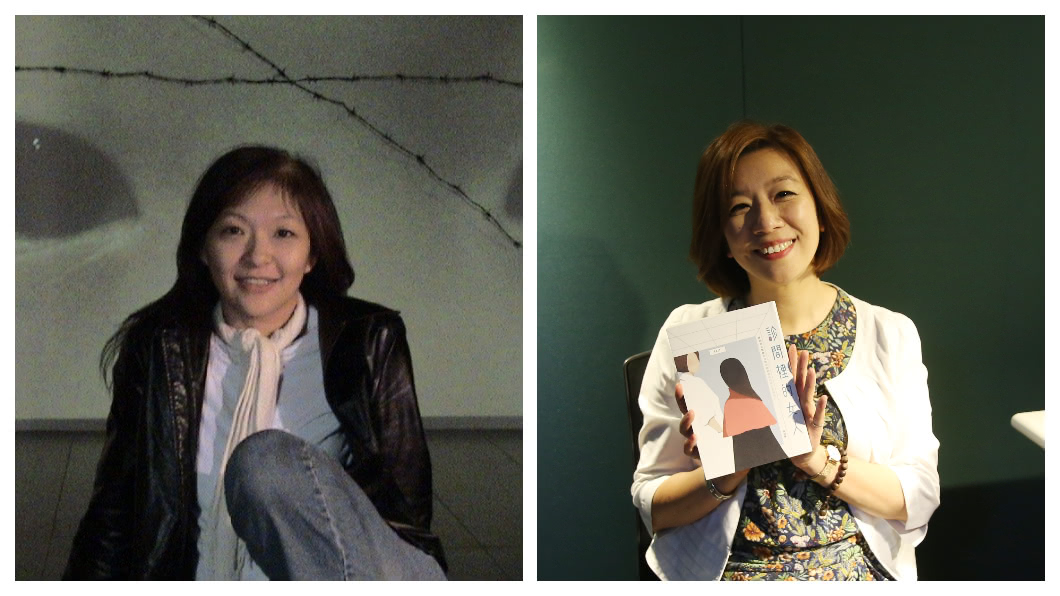 金鐘編劇吳洛纓繼（左）、《診間裡的女人》原著作者林靜儀（右）。（圖／鏡文學提供）