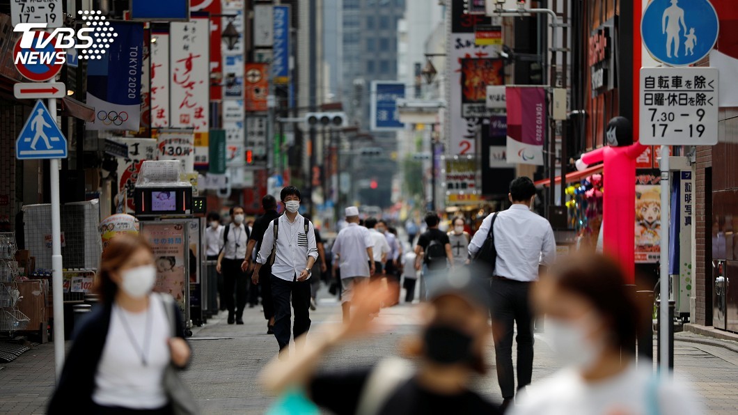 日本東京都疫情持續升溫。（圖／達志影像路透社）