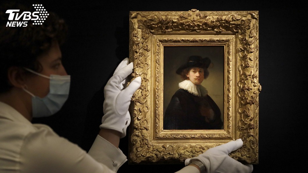 荷蘭17世紀畫家林布蘭自畫像。（圖／達志影像美聯社）
