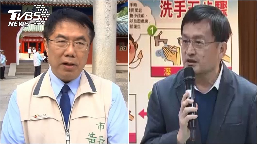 台南市長黃偉哲（左）、台南市衛生局長陳怡（右）。（圖／TVBS資料畫面） 遭爆與女秘書不倫！　台南衛生局長請辭獲准