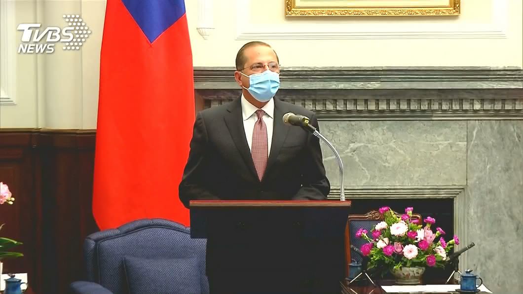 美國現任衛生部長阿札爾去年曾訪台灣。（圖／TVBS資料畫面）