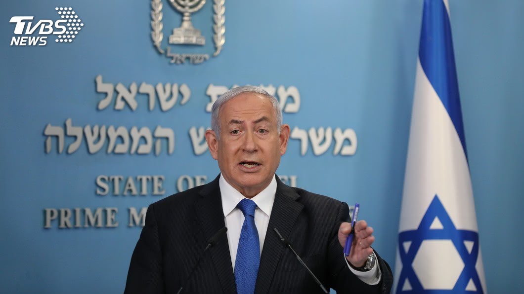 以色列總理尼坦雅胡。（圖／達志影像美聯社） 以色列同意中止兼併約旦河西岸占領區　仍在討論中