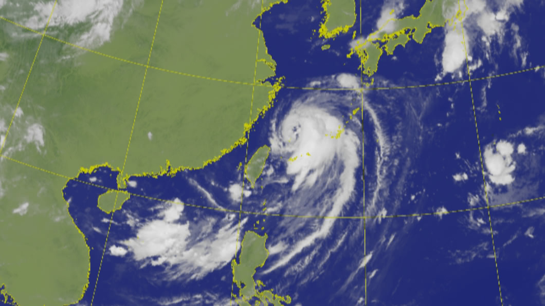 颱風外圍環流將為台灣帶來水氣。（圖／中央氣象局）