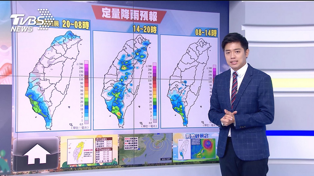 Photo/TVBS new station "Poseidon" is born and goes to the sun!  Southwest wind, southern rain, north east hot