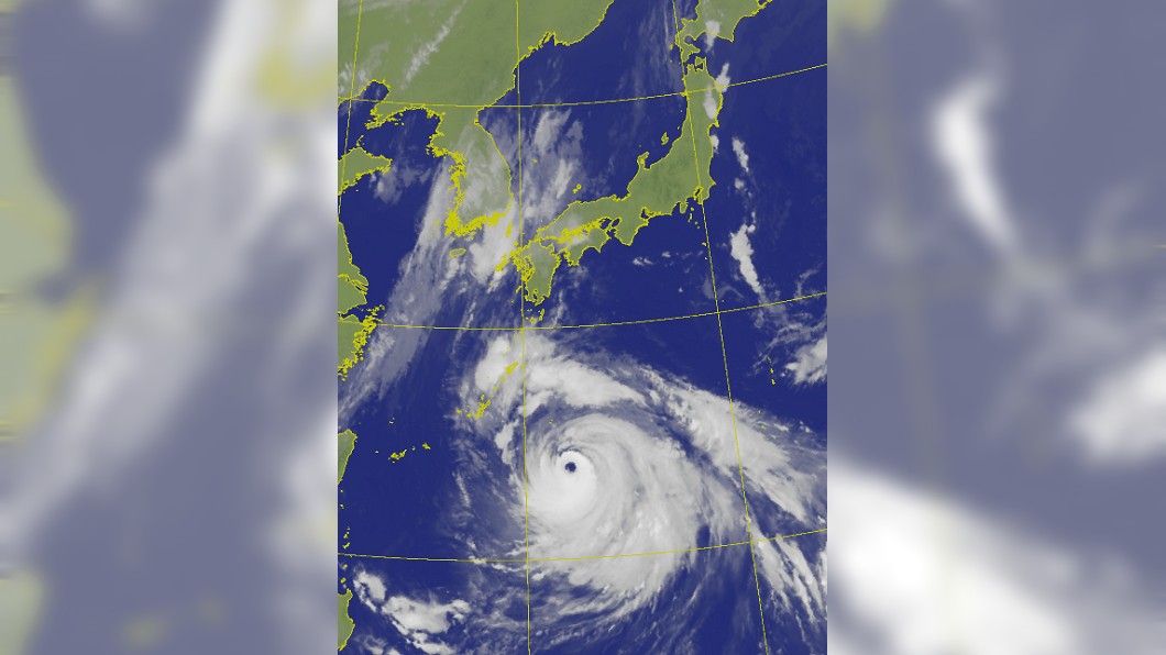 強颱海神可能帶來空前風暴。（圖／中央氣象局）