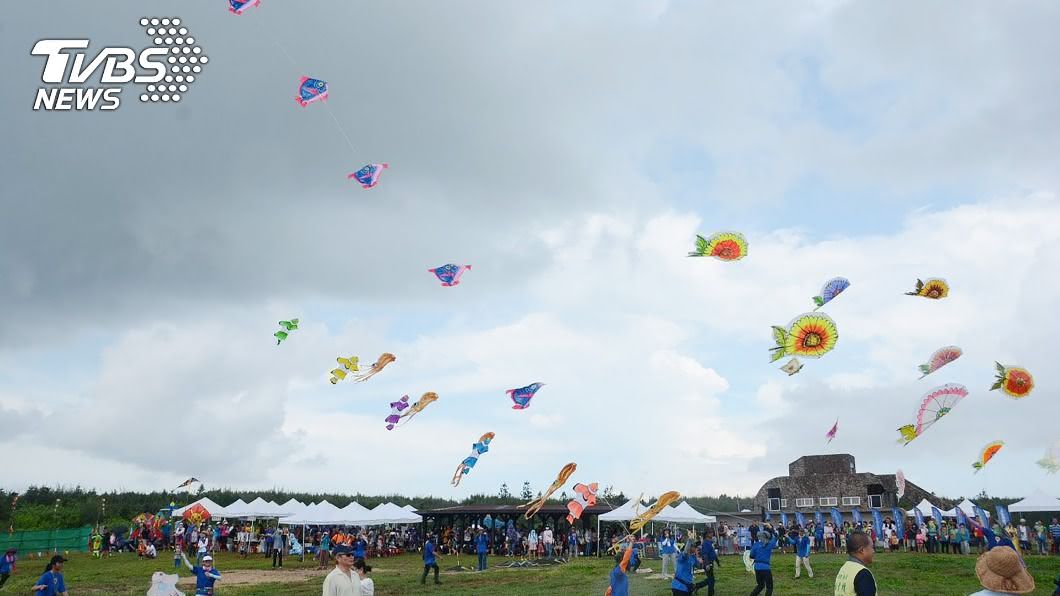2020澎湖國際風箏節盛大登場。（圖／中央社）