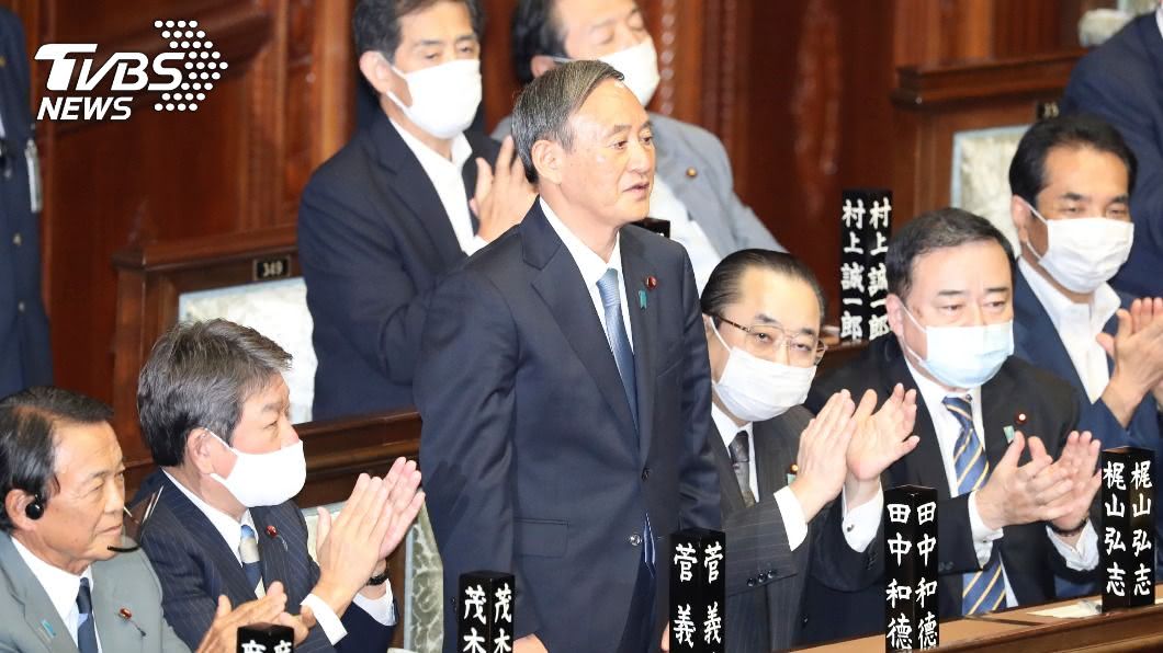 兩院一致通過「令和大叔」菅義偉為第99任首相。（圖／達志影像美聯社）