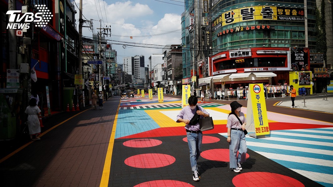 韓國疫情在8月以首都圈為中心再次爆發。（圖／達志影像路透社）