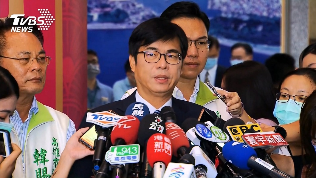 信功肉品爭議延燒，高雄市長陳其邁盼理性討論。（圖／TVBS資料畫面）