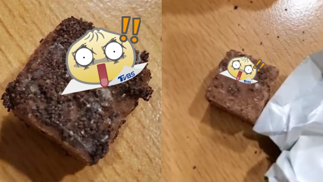 網友分享巧克力出現活蟲的驚人畫面。（圖／翻攝自爆怨2公社）