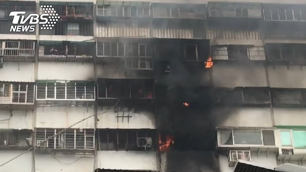 萬華民宅驚傳火災意外。（圖／TVBS）