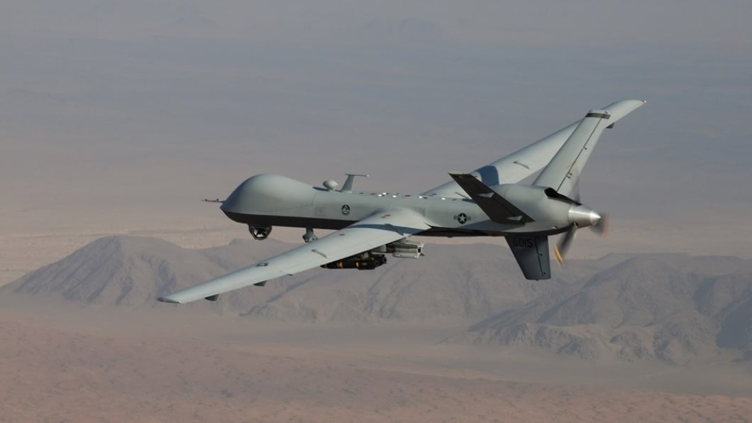 美國務院宣布，美國同意出售台灣4架MQ-9無人機。圖為美軍同型機。（圖／翻攝自美國空軍網頁www.af.mil）