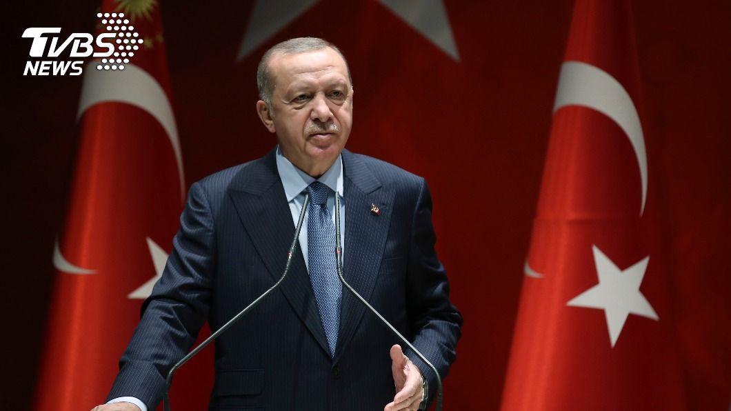 土耳其總統艾爾段。（圖／達志影像美聯社）