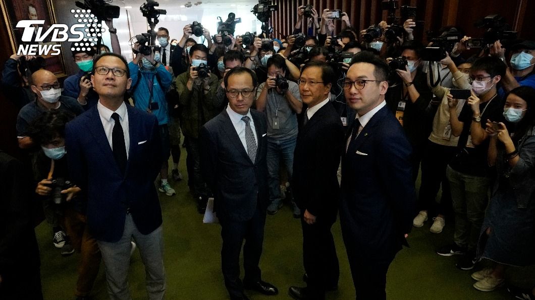 香港泛民主派4名立法會議員被取消資格。（圖／達志影像美聯社）