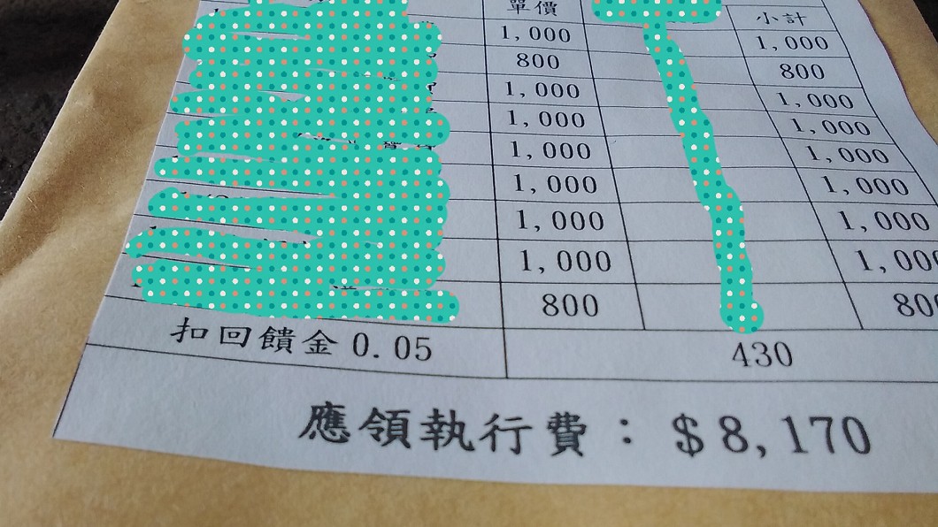男子日收入8170元。（圖／翻攝自臉書社團「爆怨2公社」）