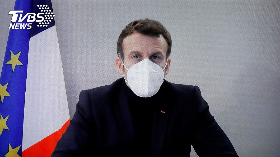 法國總統府17日宣布總統馬克洪確診武漢肺炎。（圖／達志影像路透社）