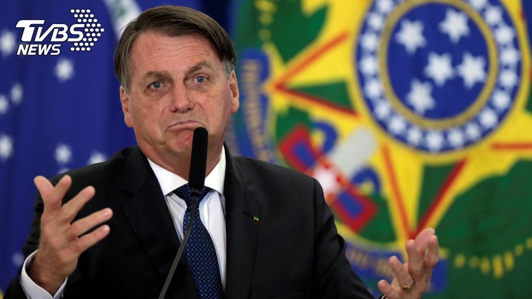 巴西總統波索納洛表示，他不會接種任何新冠病毒疫苗。（圖／達志影像路透社）