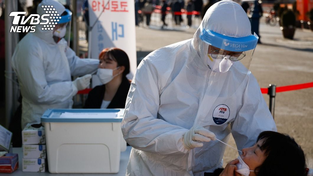 韓國新增1241例，刷新疫情爆發以來紀錄。（圖／達志影像路透社）
