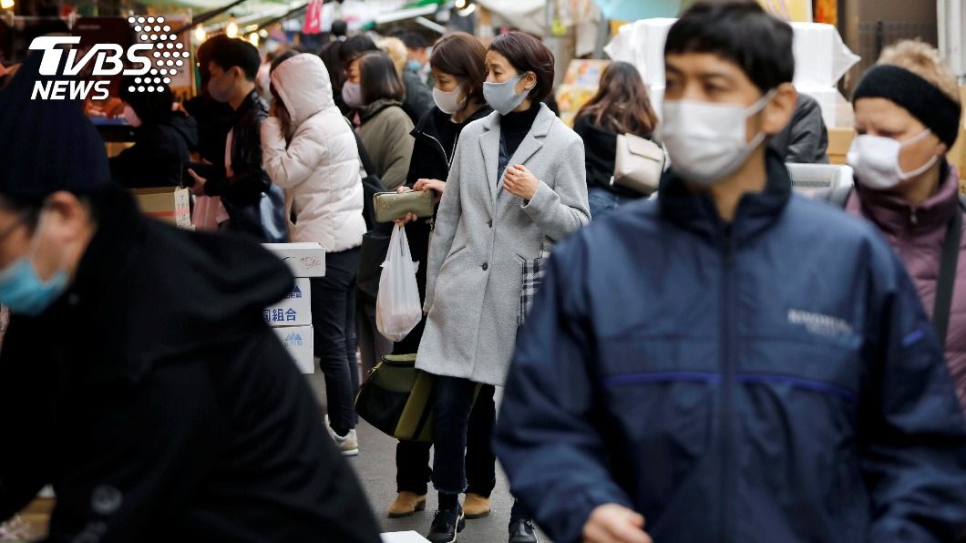 日本再刷新單日染疫最高紀錄。（圖／達志影像路透社）