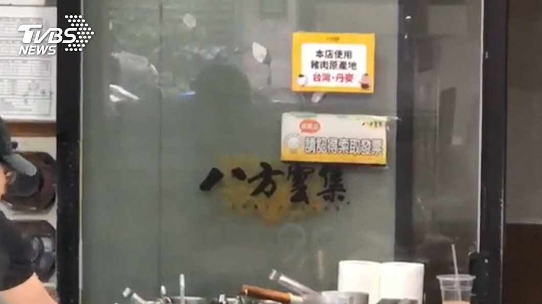 八方雲集北部店家使用台灣、丹麥豬肉。（圖／TVBS）
