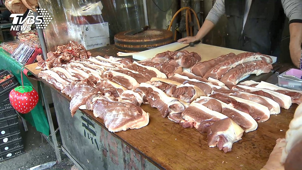 國產豬肉漲價。（圖／TVBS）