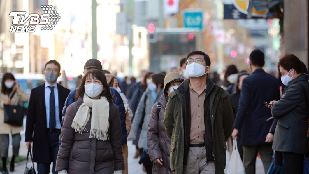 日本首都圈新冠疫情嚴峻。（圖／達志影像美聯社）