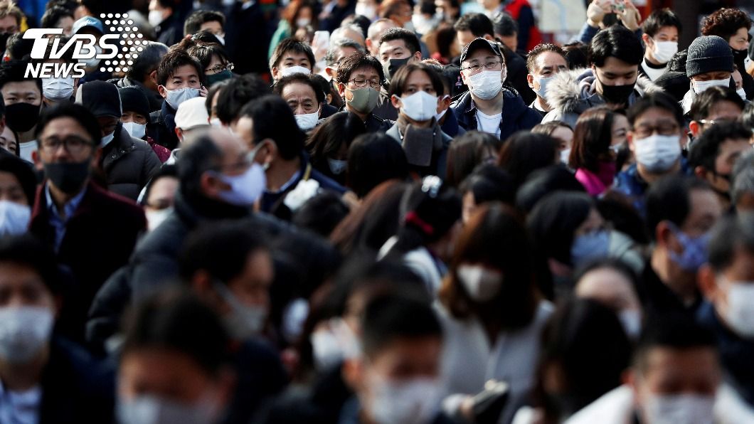 日本首度單日突破5000例新冠肺炎確診病例。（示意圖／達志影像路透社）