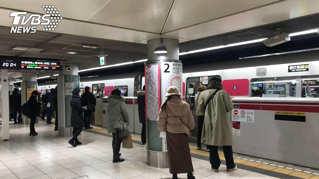 日本38名大江戶線列車駕駛染疫。（圖／中央社）