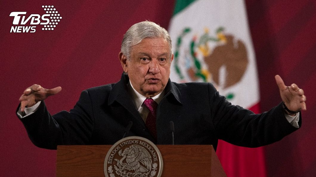 墨西哥總統羅培茲歐布拉多感染新冠肺炎。（圖／達志影像美聯社）