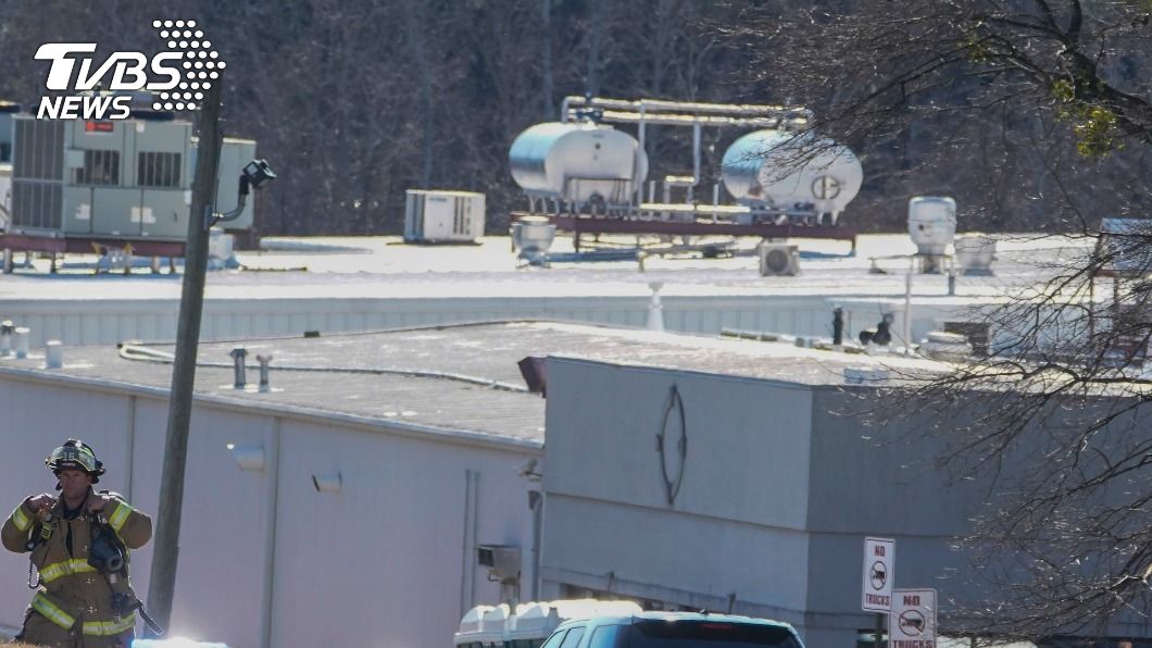 喬治亞州一座食品加工廠液態氮外洩。（圖／達志影像美聯社）