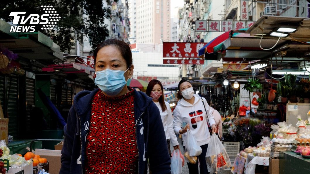 香港新冠肺炎疫情嚴峻。（圖／達志影像路透社）