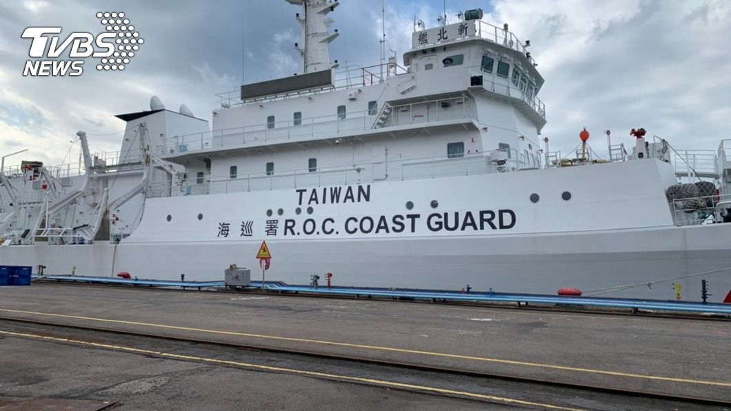 圖為新北艦。（圖／中央社） 海巡艦艇塗裝增TAIWAN字樣　府證實：蔡英文指示
